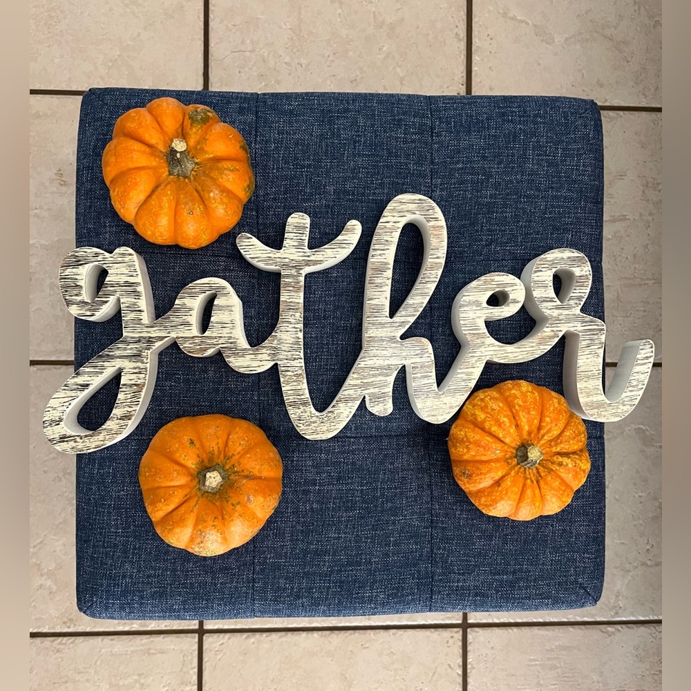 ‘Gather’ Fall Wall Decor